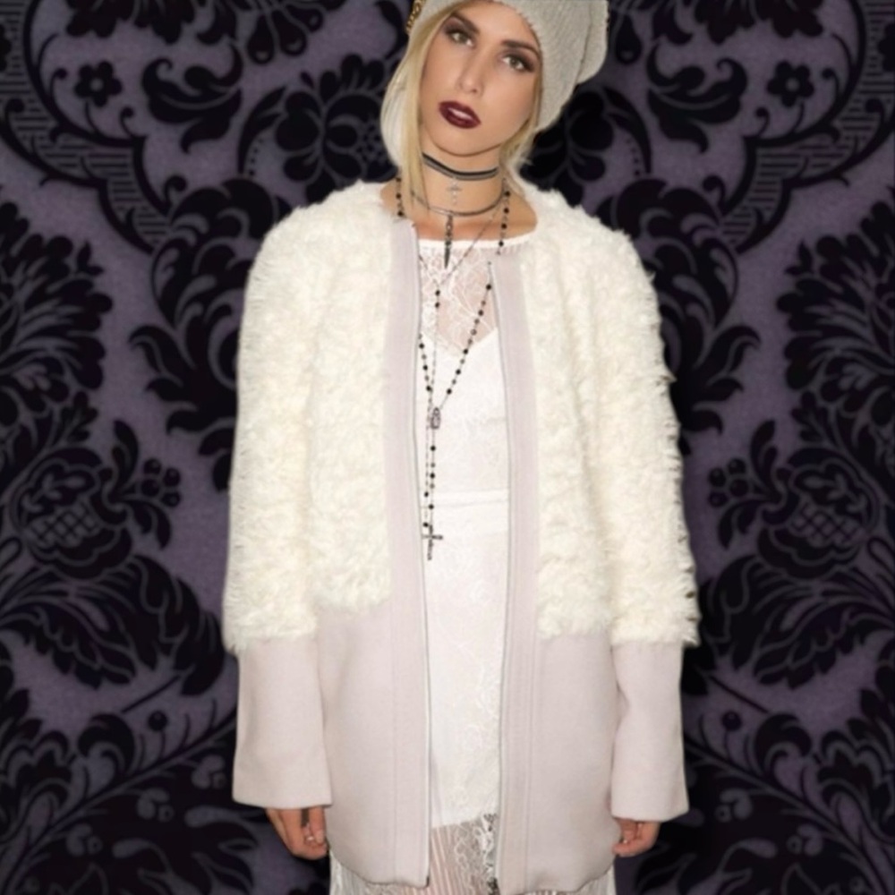 NWT✨ For Love & Lemons // Alpine Jacket Faux Fur